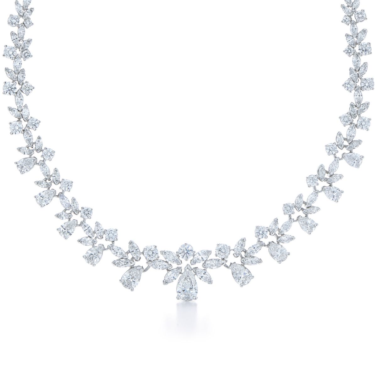 Kwiat Platinum American Beauty Necklace, 15.25