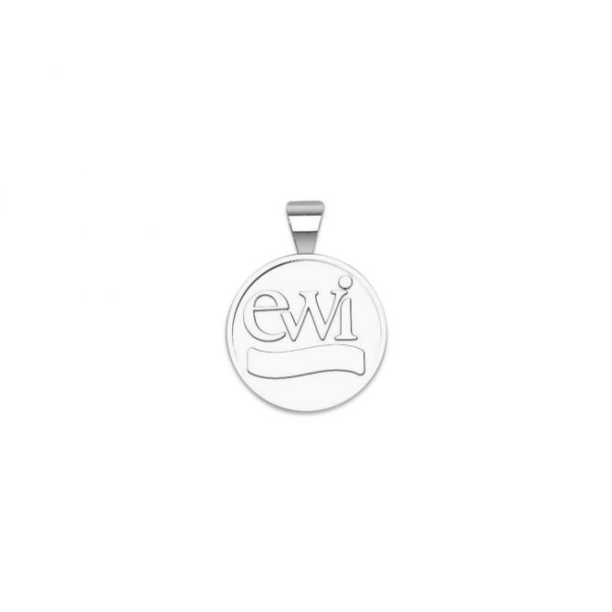 EWI 14K White Gold Charm