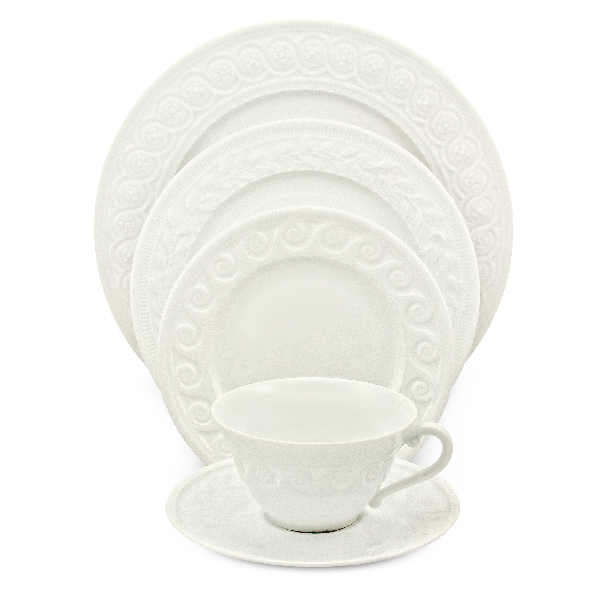 Bernardaud Louvre 5 Piece Place Setting