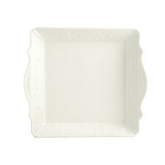 Bernardaud Louvre Square Handled Tray
