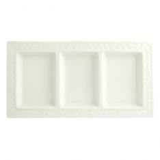 Bernardaud Louvre 3 Compartment Tray