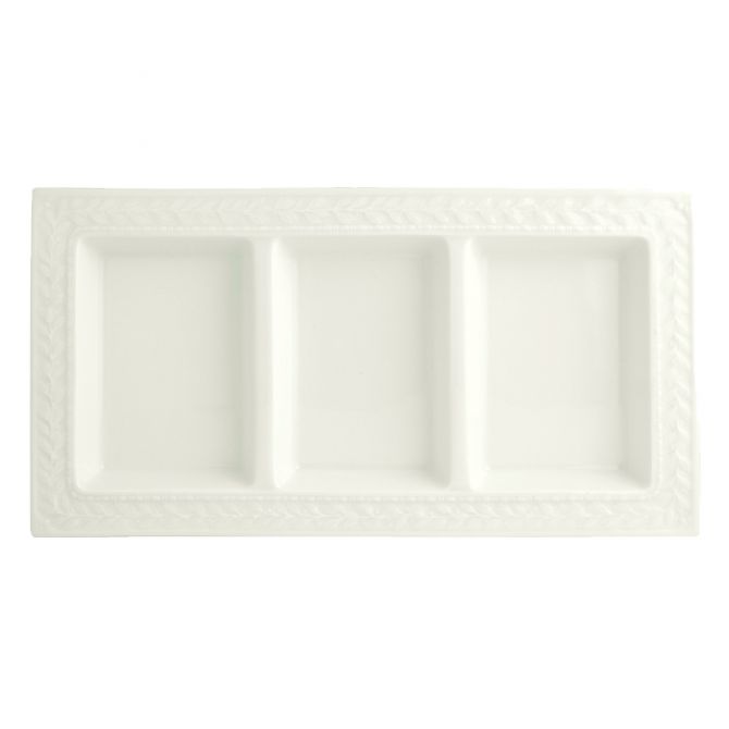 Bernardaud Louvre 3 Compartment Tray