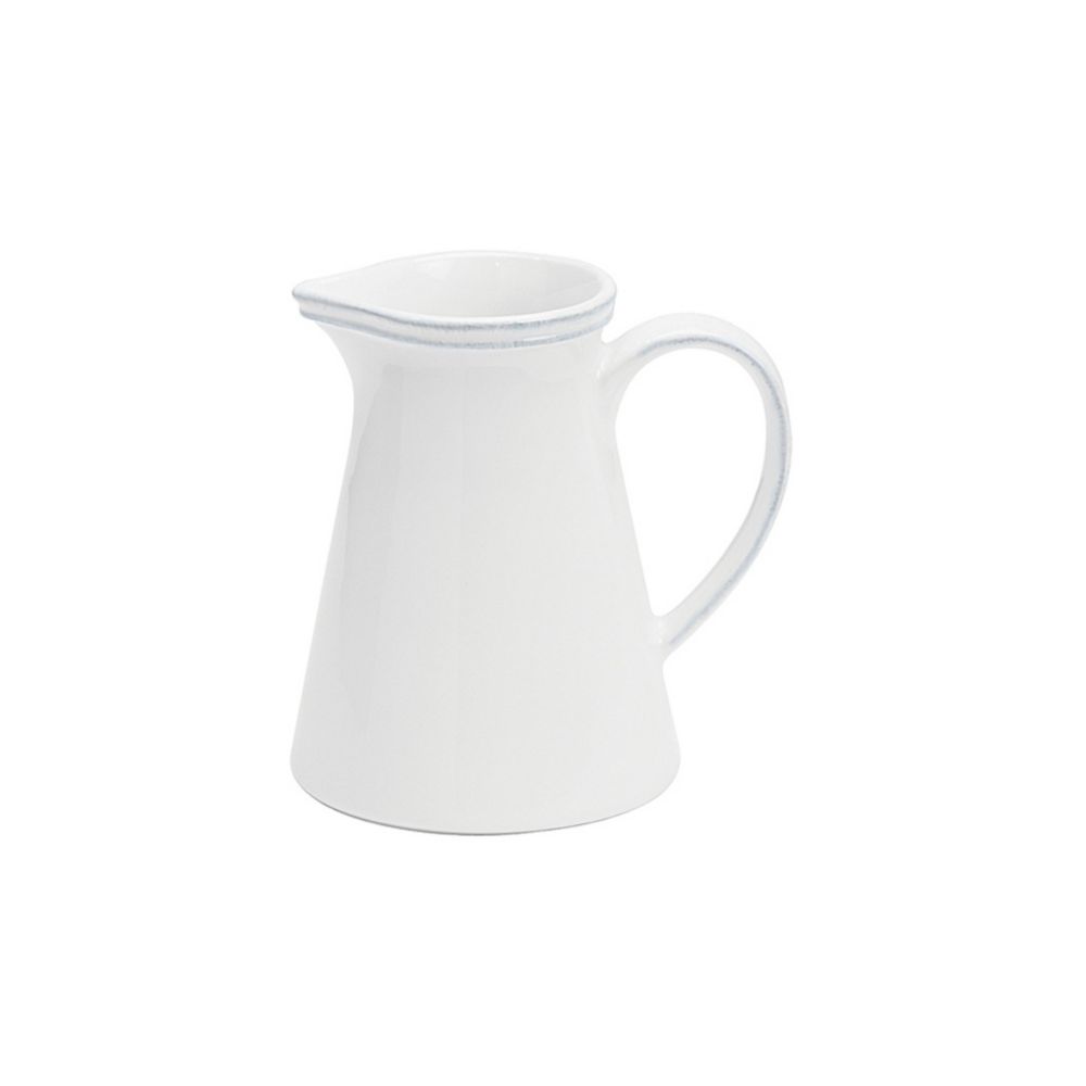 Costa Nova Friso White Creamer, 10oz.