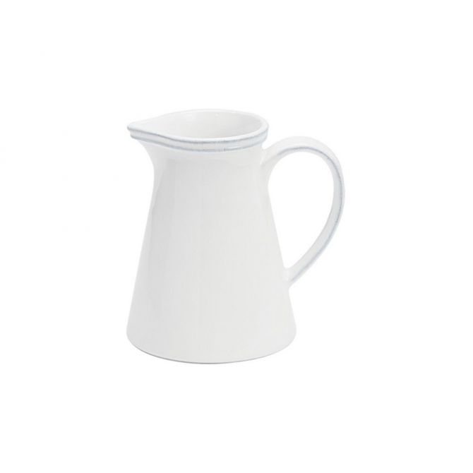 Costa Nova Friso White Creamer, 10oz.