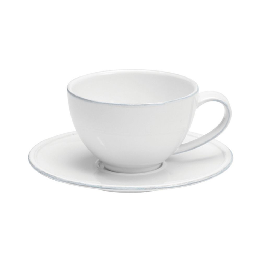 Costa Nova Friso White Tea Cup & Saucer