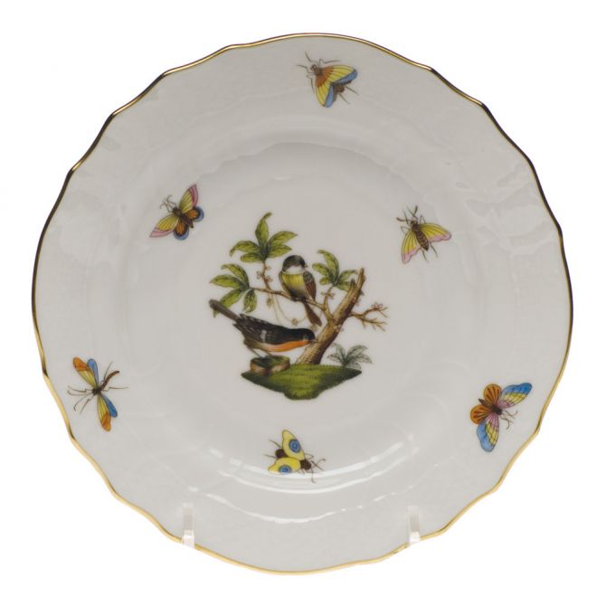 Herend Rothschild Bird Bread & Butter Plate, Motif 2