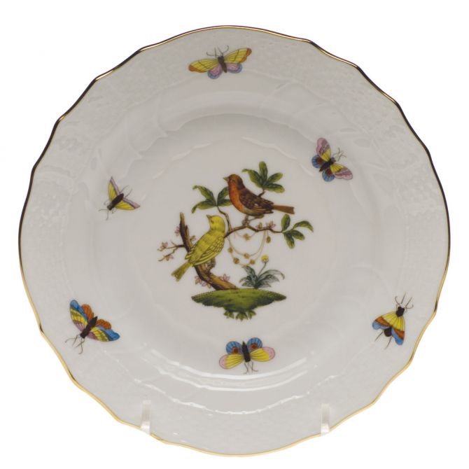 Herend Rothschild Bird Bread & Butter Plate, Motif 6
