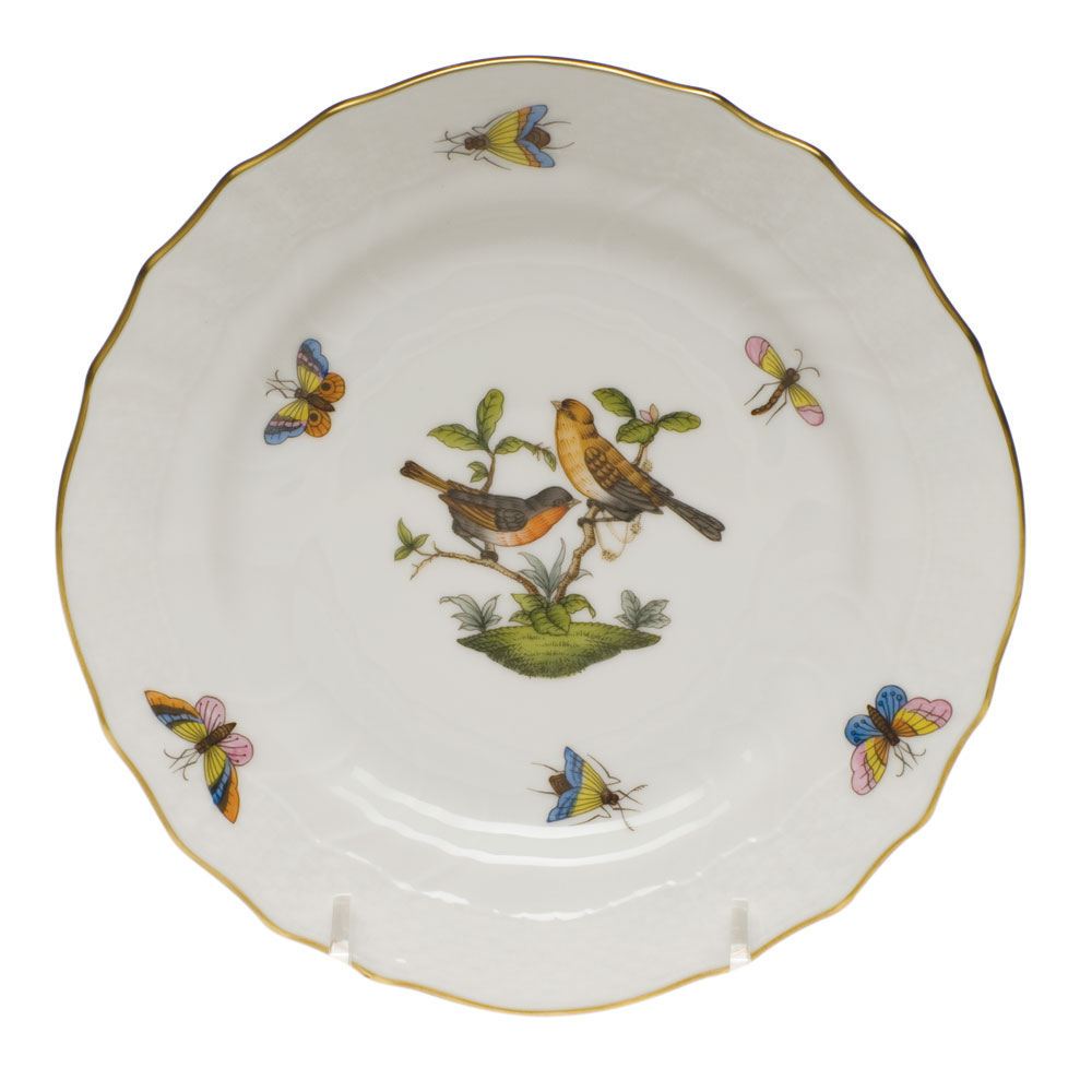 Herend Rothschild Bird Bread & Butter Plate, Motif 9