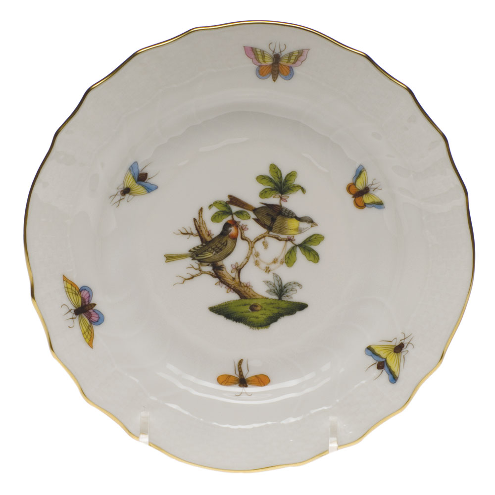 Herend Rothschild Bird Bread & Butter Plate, Motif 11