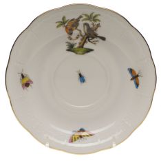 Herend Rothschild Bird Tea Saucer, Motif 12