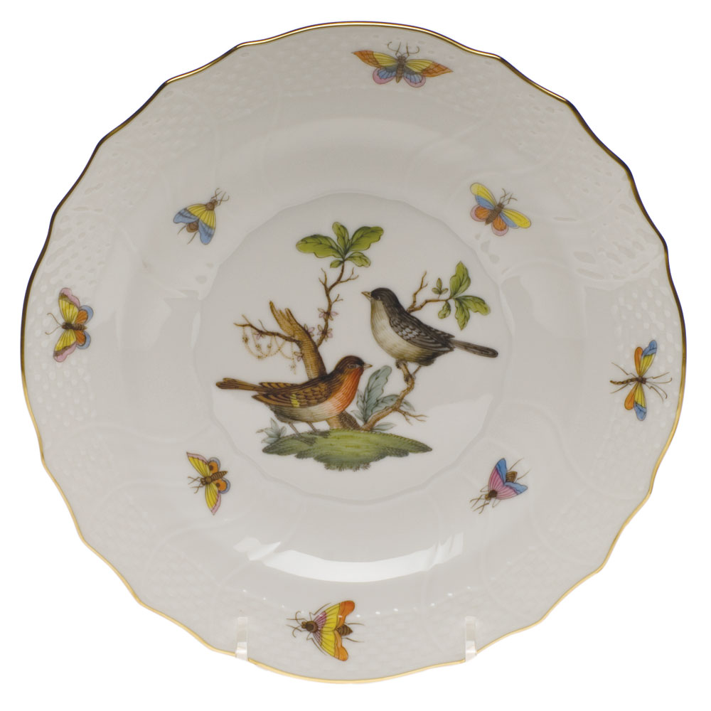 Herend Rothschild Bird Salad Plate, Motif 5