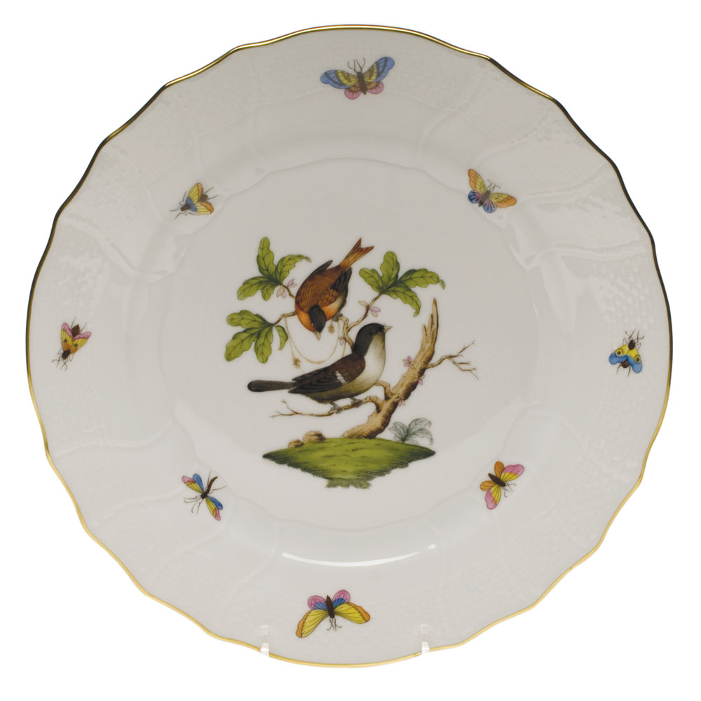 Herend Rothschild Bird Dinner Plate, Motif 4