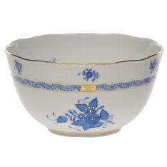 Herend Chinese Bouquet Blue Round Bowl