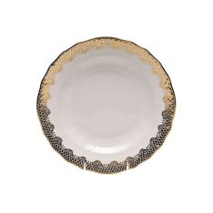 Herend Fish Scale Gold Dessert Plate