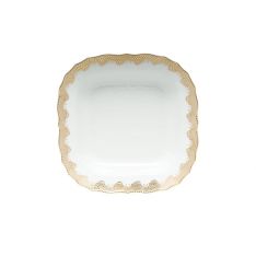 Herend Fish Scale Gold Fruit Dish