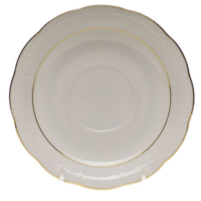 Herend Golden Edge Tea Saucer