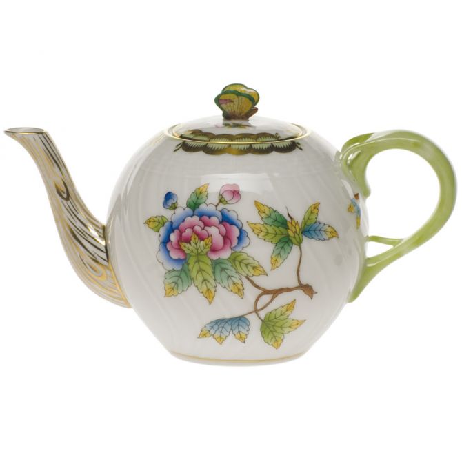 Herend Queen Victoria Blue Tea Pot