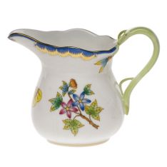 Herend Queen Victoria Blue Border Creamer