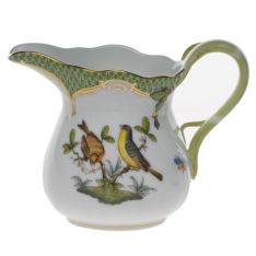 Herend Rothschild Bird Green Border Creamer, 6 oz