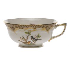 Herend Rothschild Bird Brown Border Teacup, Motif 5