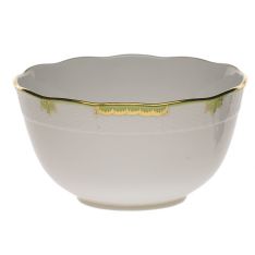 Herend Princess Victoria Green Round Bowl