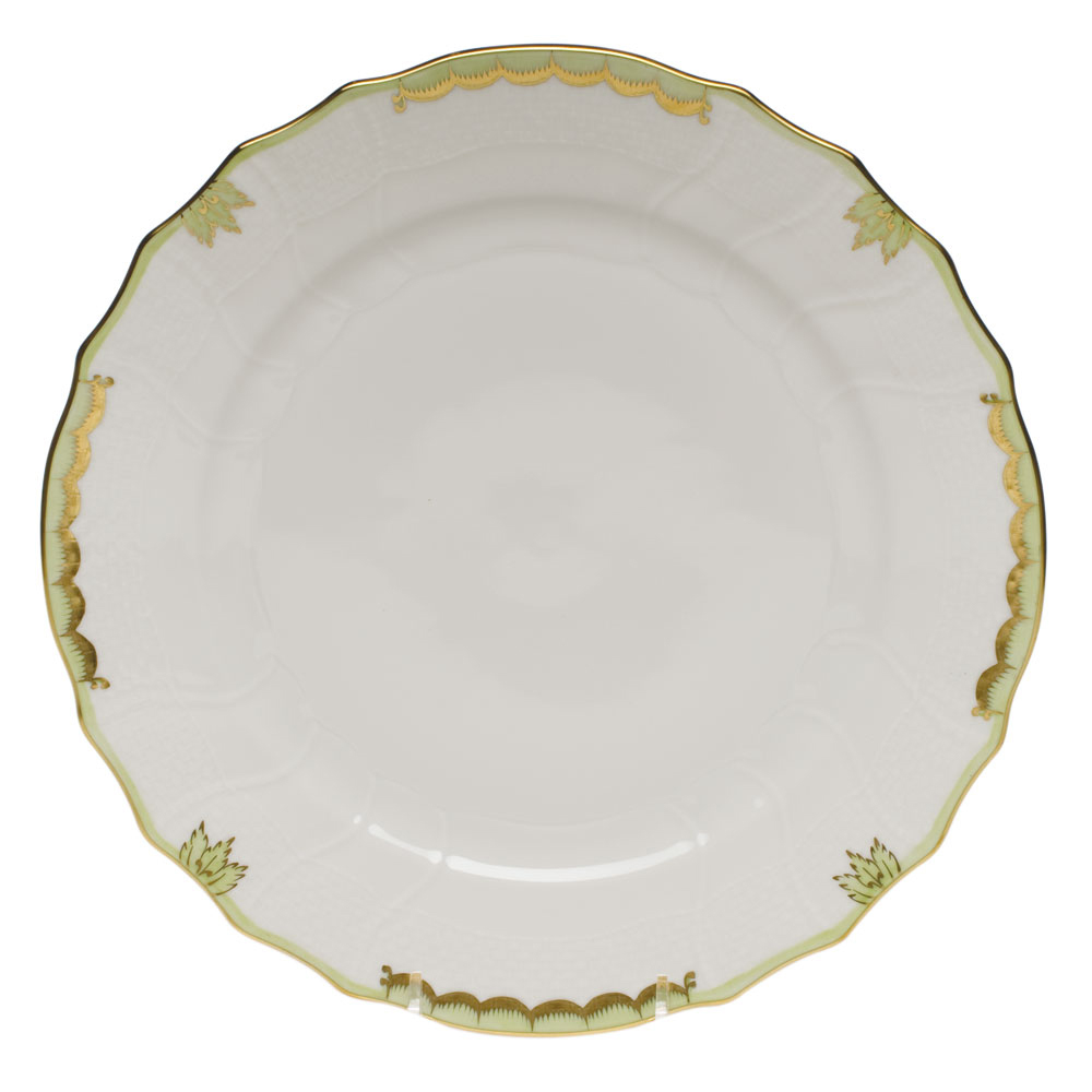 Herend Princess Victoria Green Dinner Plate