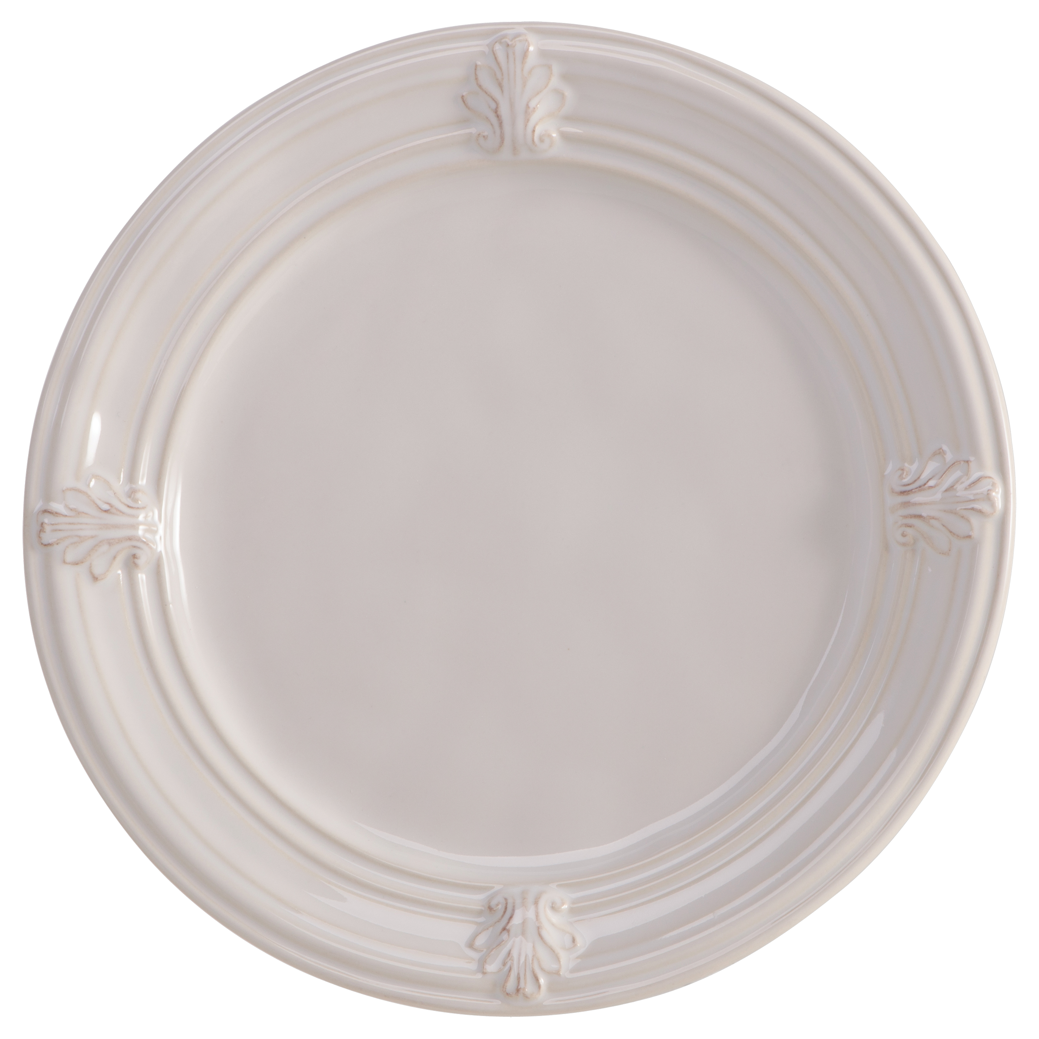 Juliska Acanthus Whitewash Salad/Dessert Plate Borsheims