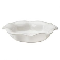Juliska Berry and Thread Whitewash Scallop Pasta/Soup Bowl, 10"