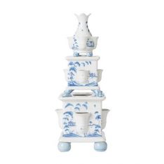 Juliska Country Estate Delft Blue Tulipiere Tower Set