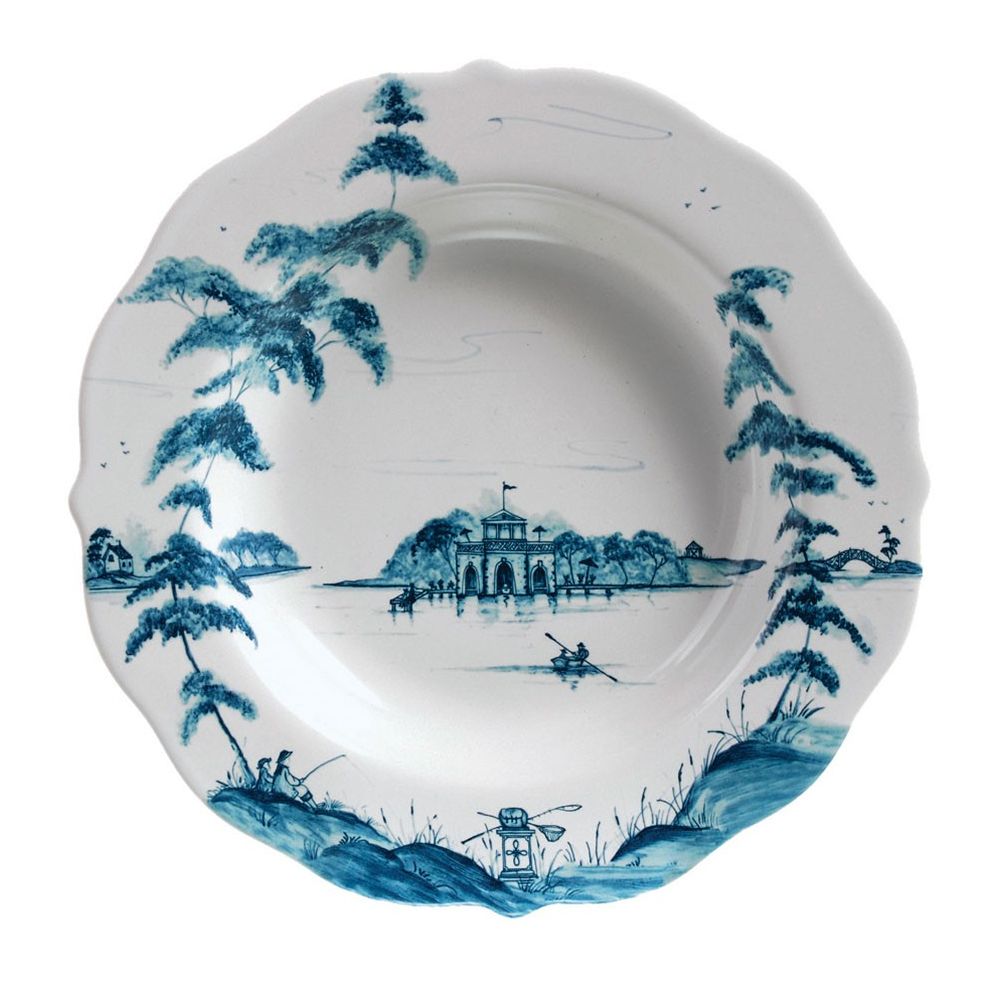 Juliska Country Estate Delft Pasta/Soup Bowl, Boathouse