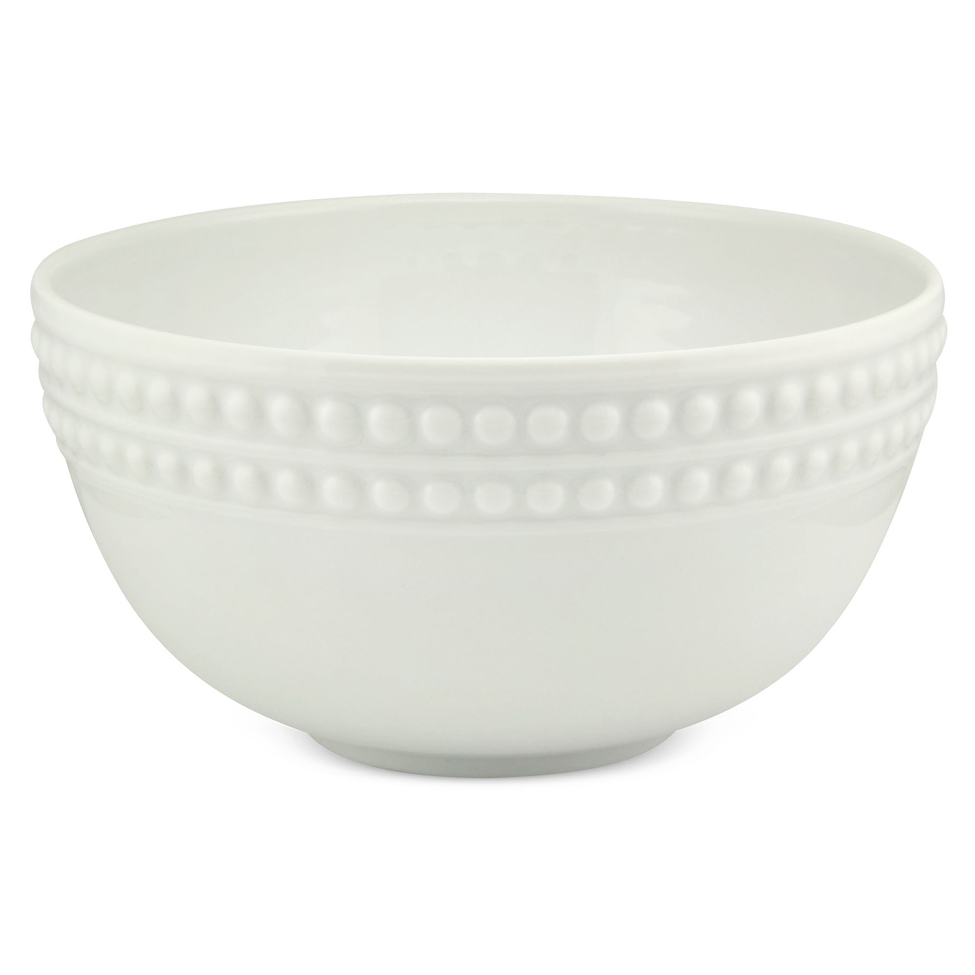 L'Objet Perlee White Cereal Bowl