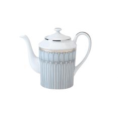 Deshoulieres Arcades with Grey Shiny Platinum Round Coffee Pot