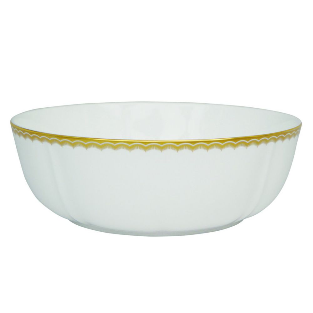 Prouna Antique Gold Serving Bowl, 9" 07626003418 Borsheims