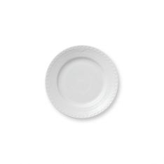 Royal Copenhagen White Fluted Half Lace Bread & Butter Plate