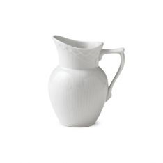 Royal Copenhagen White Fluted Half Lace Creamer