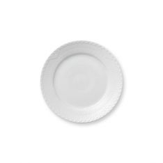 Royal Copenhagen White Fluted Half Lace Dessert Plate