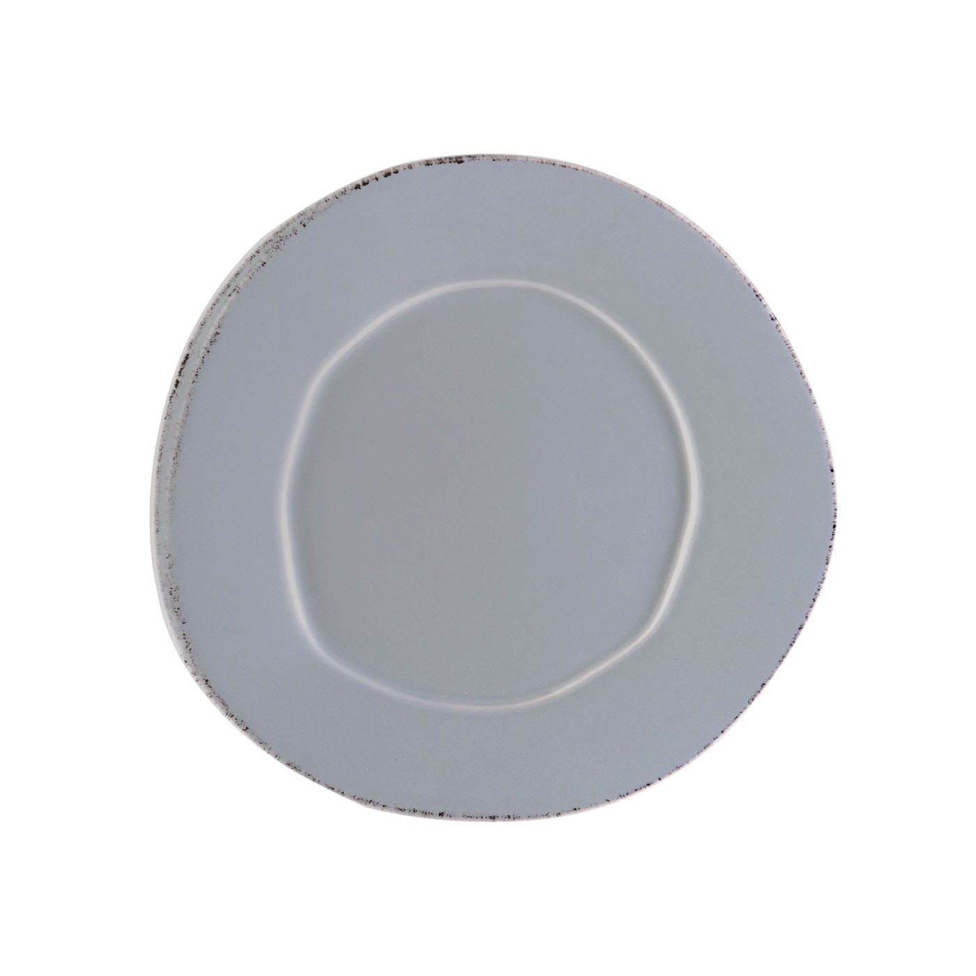 Vietri Lastra Grey Salad Plate