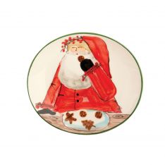Vietri Old St. Nick Cookie Plate