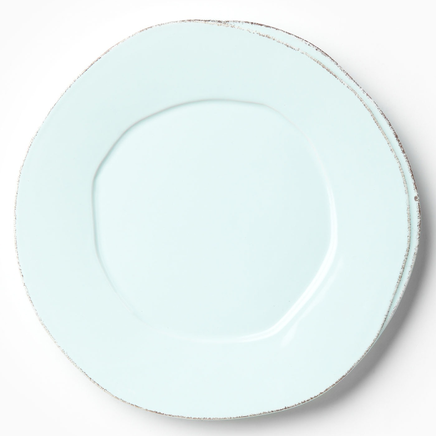 Vietri Lastra Aqua Dinner Plate