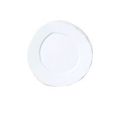 Vietri Lastra White Canape Plate