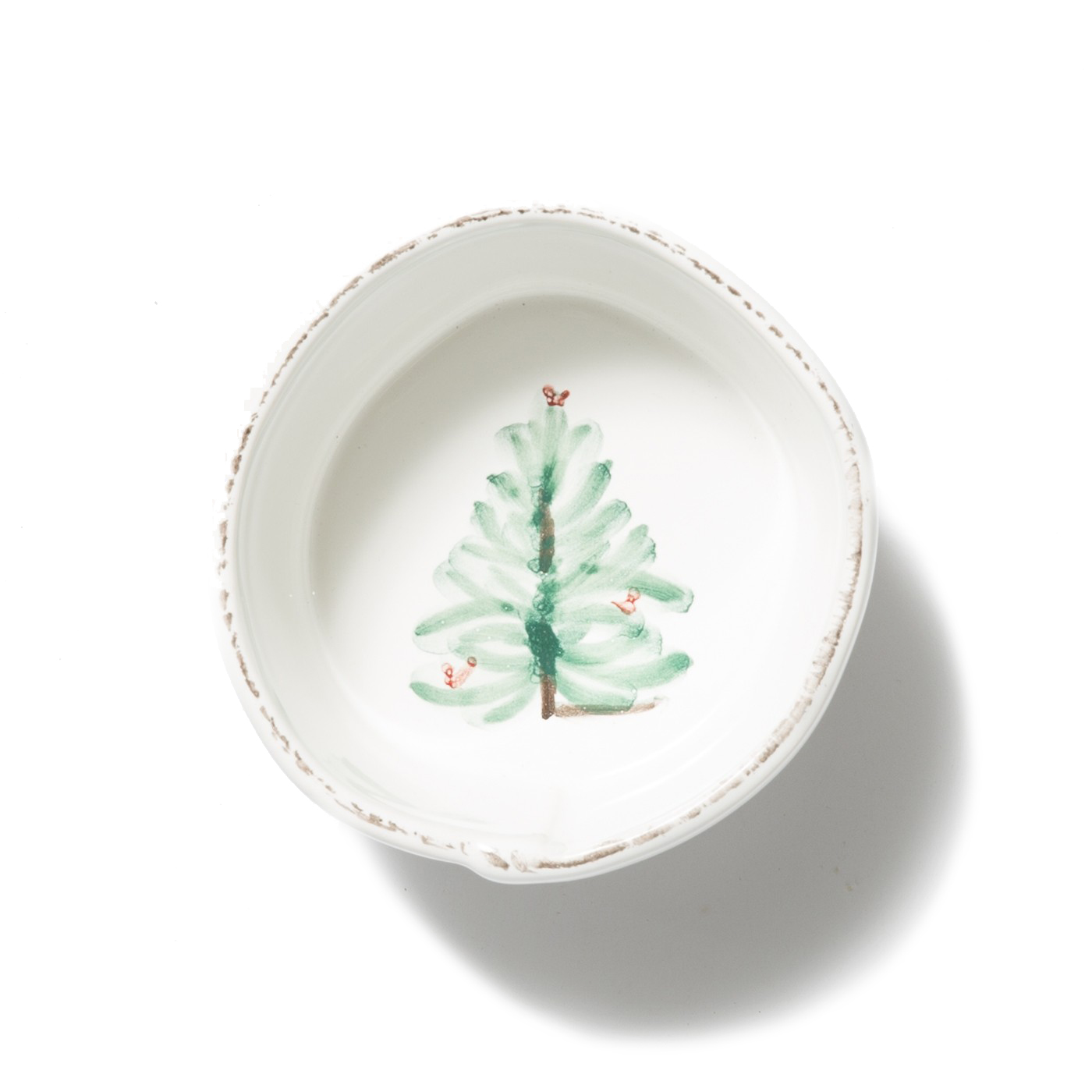 Vietri Lastra Holiday Condiment Bowl