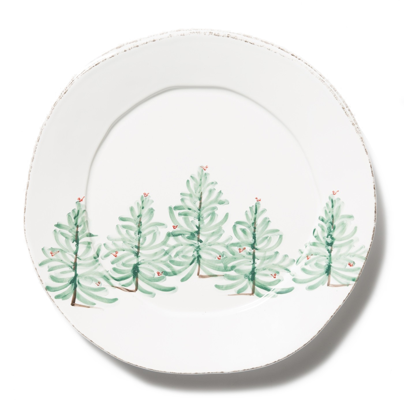 Vietri Lastra Holiday Round Platter