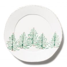 Vietri Lastra Holiday Round Platter