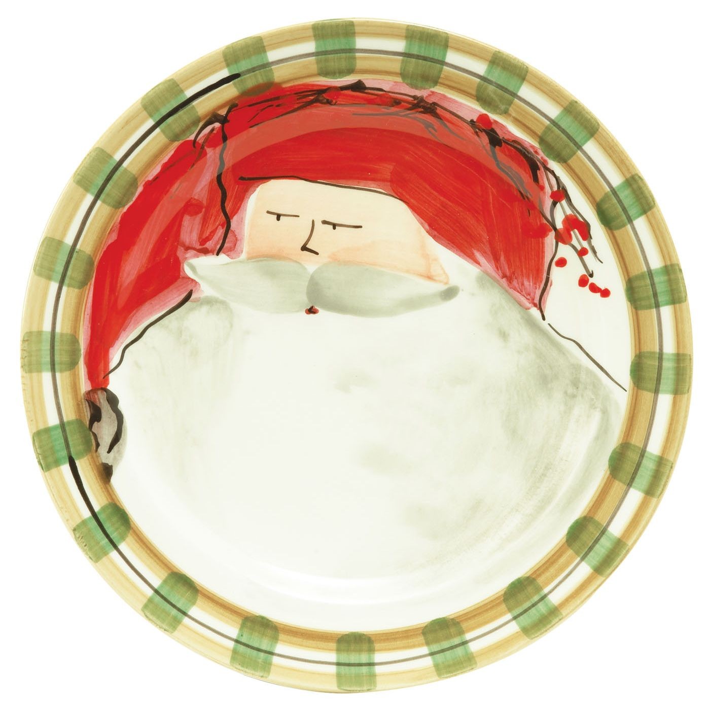 Vietri Old St. Nick Dinner Plate (Assorted)