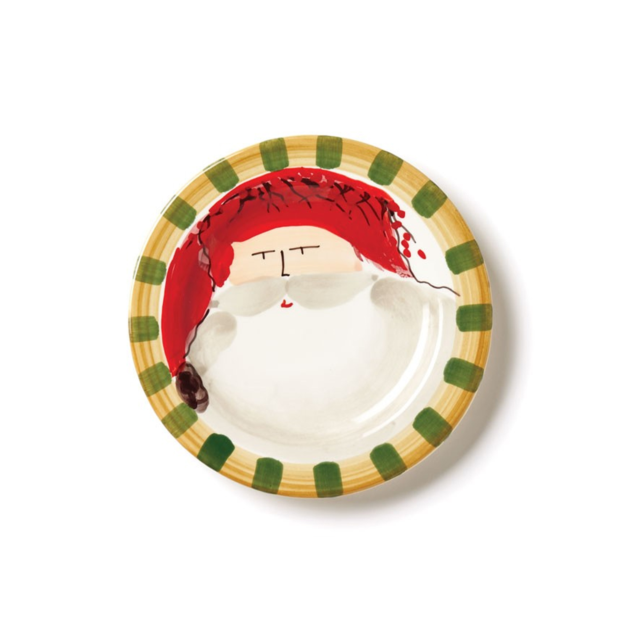 Vietri Old St. Nick Round Salad Plate (Assorted)