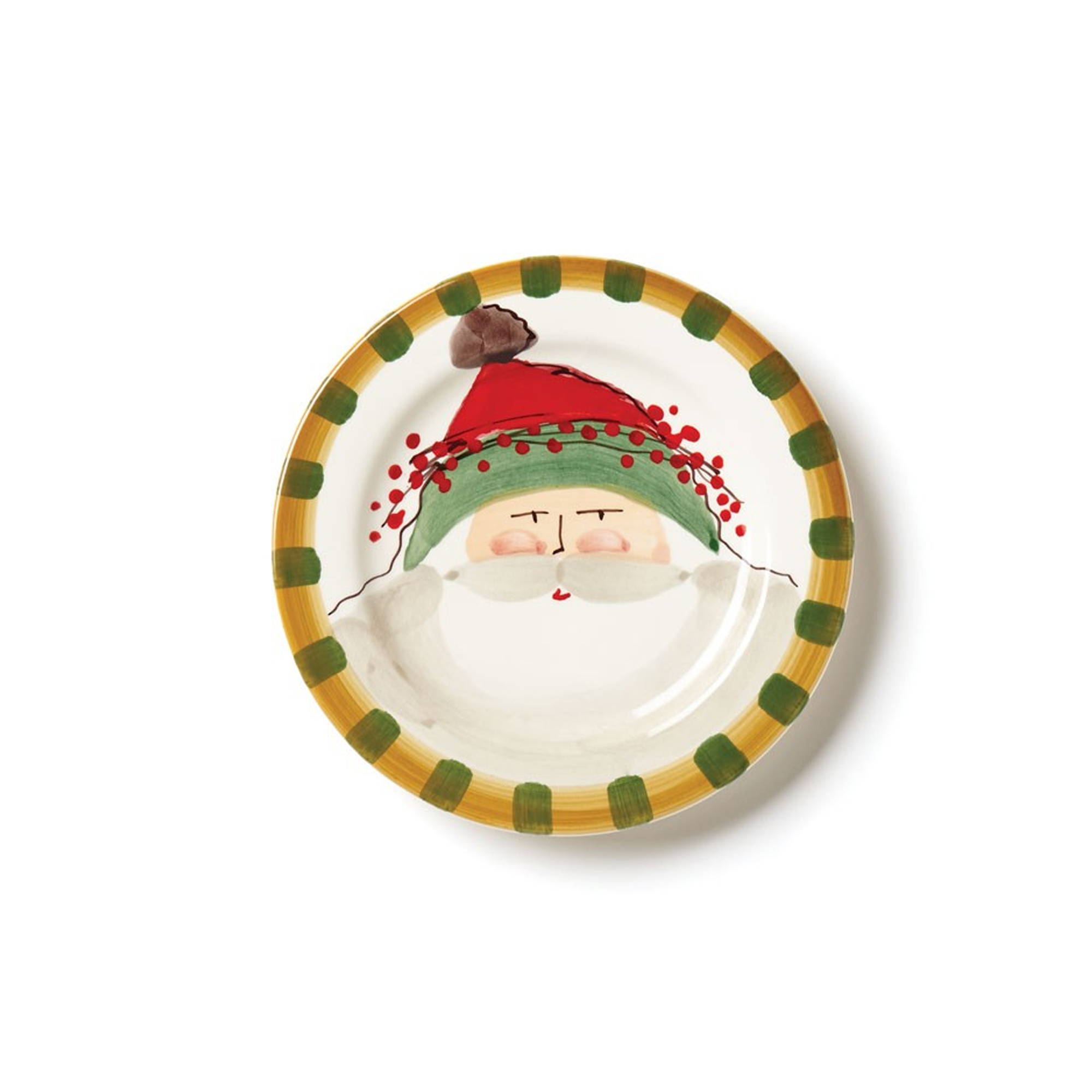 Vietri Old St. Nick Round Salad Plate (Assorted)