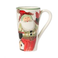 Vietri Old St. Nick Latte Mug