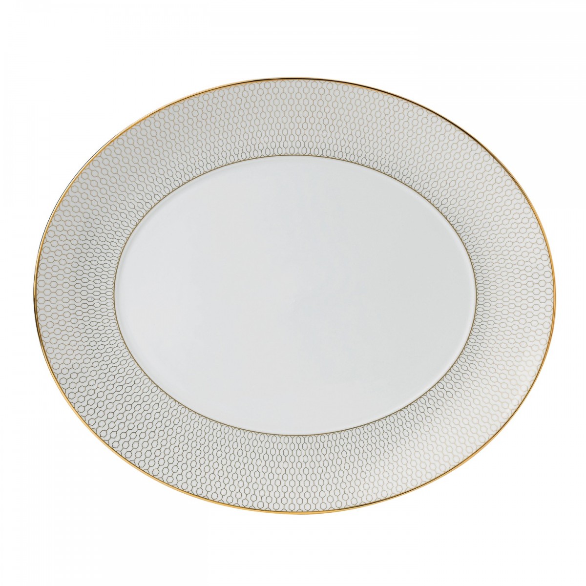 Wedgwood Arris Oval Serving Platter, 13