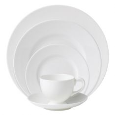 Wedgwood White 5 Piece Place Setting