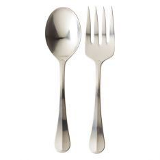 Juliska Bistro Bright Satin Stainless 2 Piece Hostess Set